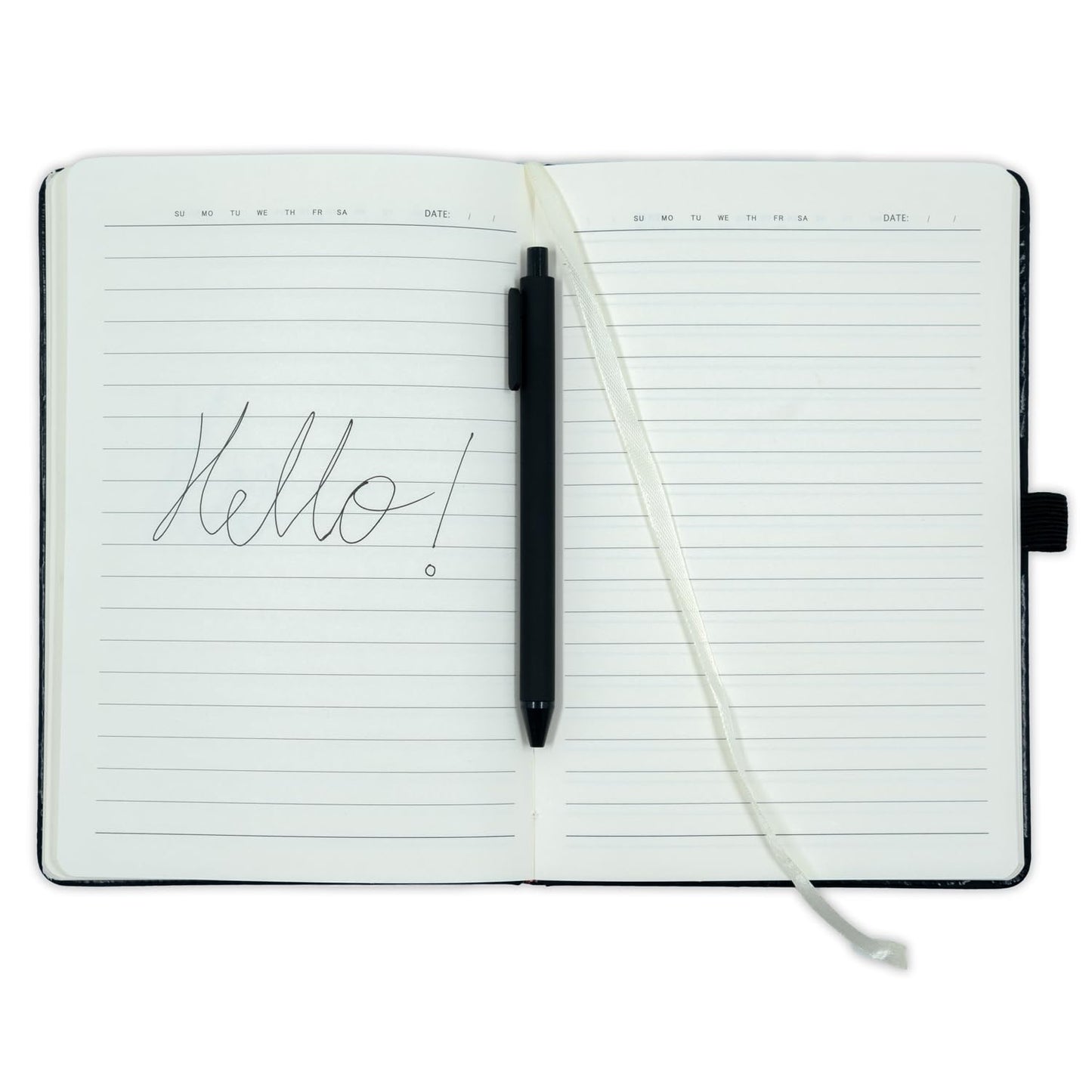 Vibrant Notebook with Pen - A5 Size