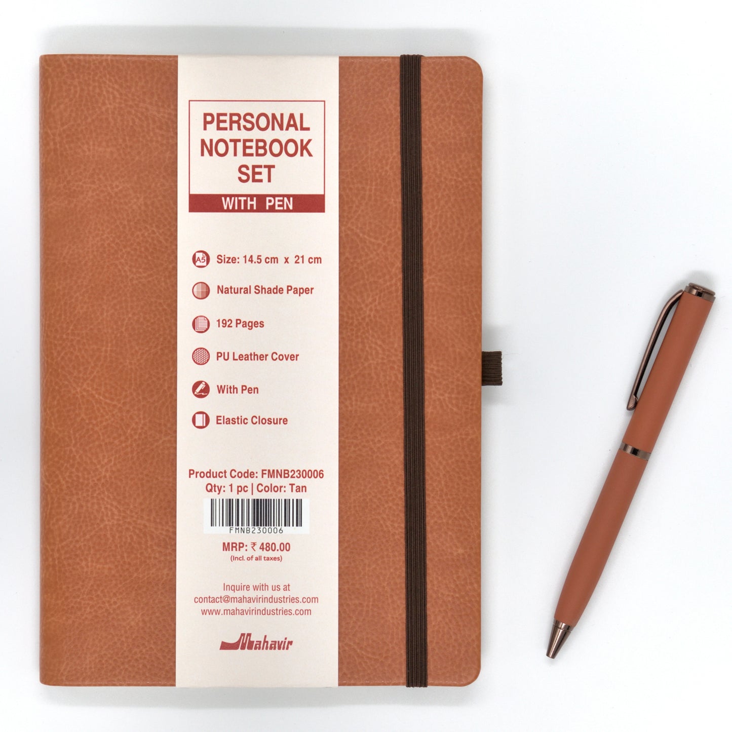 Notebook with Pen Set - A5 Size