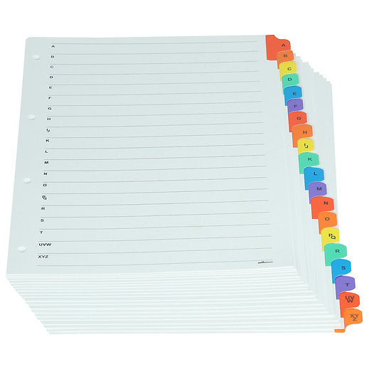 Mahavir Index File Divider A to Z ( Pack Of 3 )