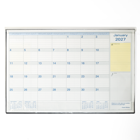 2027 Table Planner | Lay Flat Desk Calendar