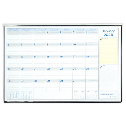 2026 Table Planner | Lay Flat Desk Calendar