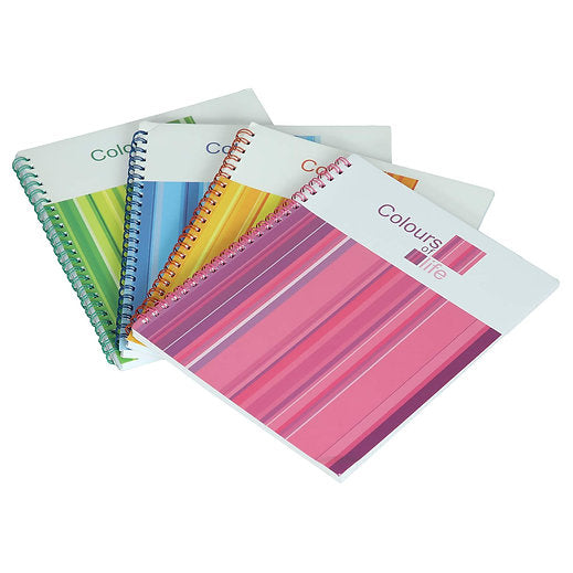 Spiral Notebook Wire-O-Bound Writing Pad (28cm x 21cm)