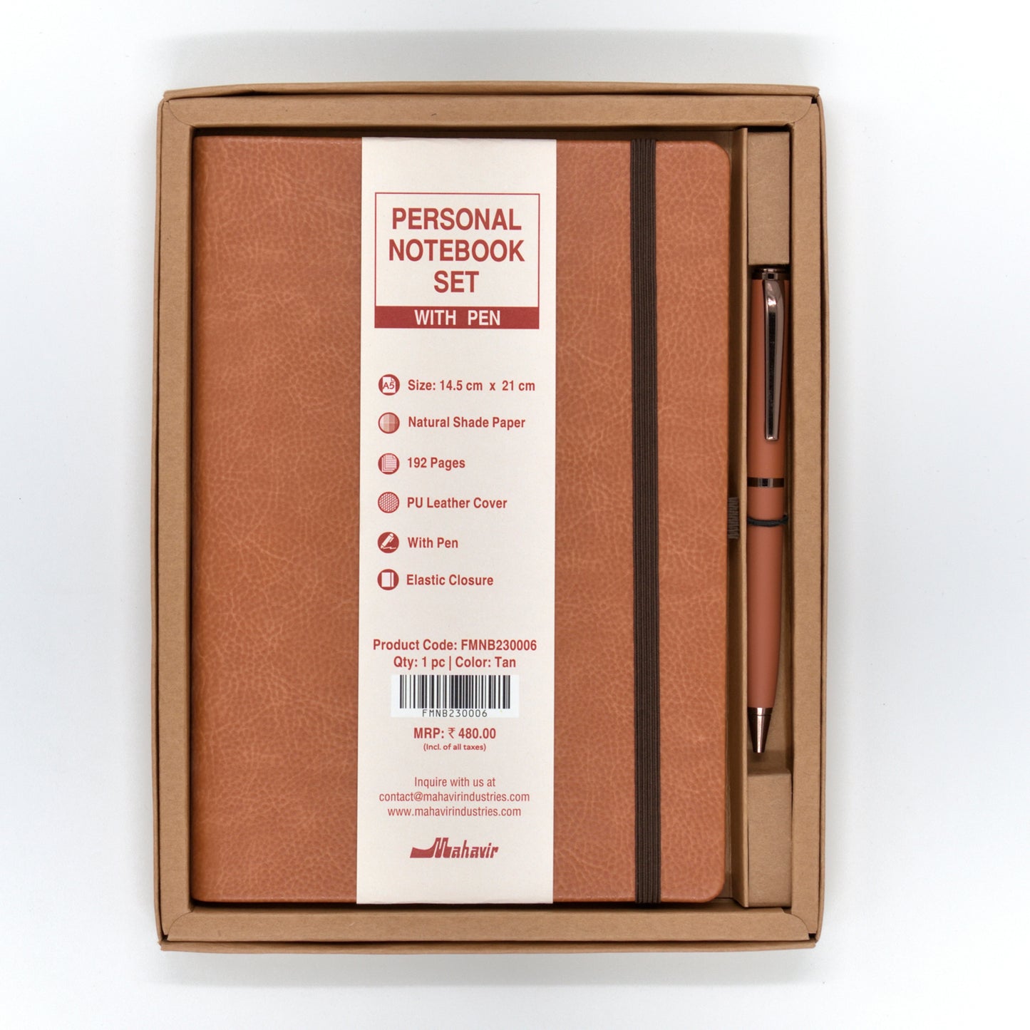 Notebook with Pen Set - A5 Size