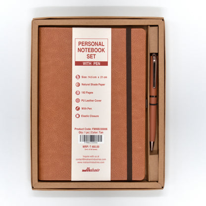 Notebook with Pen Set - A5 Size