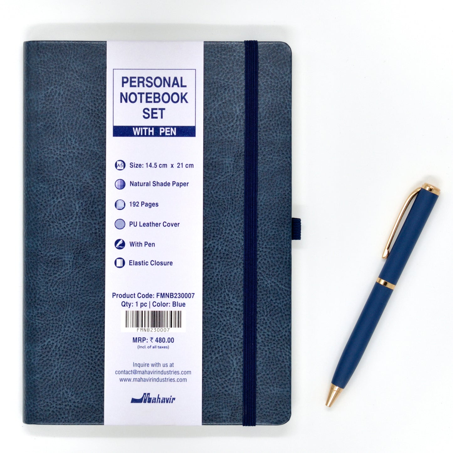 Notebook with Pen Set - A5 Size