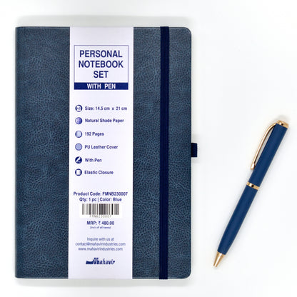 Notebook with Pen Set - A5 Size