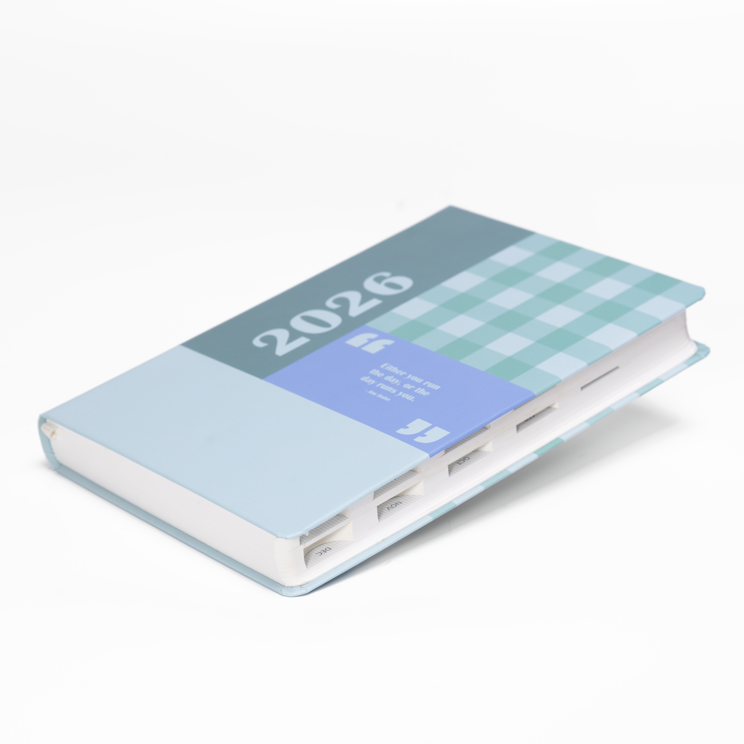 2026 planner with a geometric design on a white background