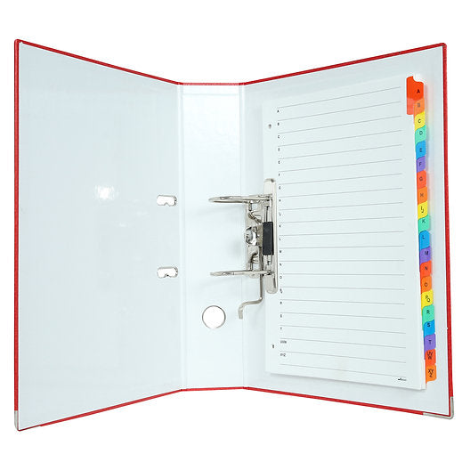 Mahavir Premium - Fullscape Size - 2D Lever Arch File with Rado Clip