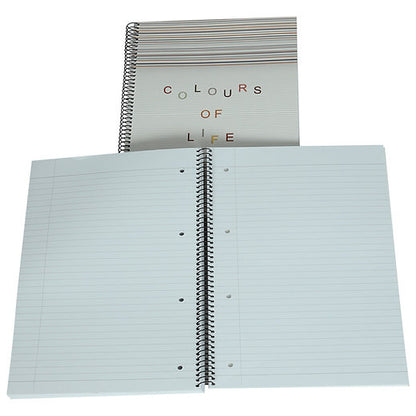 Wire-O-Bound | 6 Subject Spiral College Notebook - A4 Size