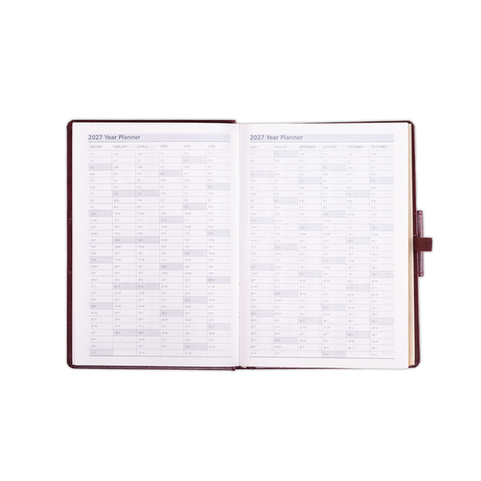 2027 Executive Diary with Magnetic Flap | A5 | B5