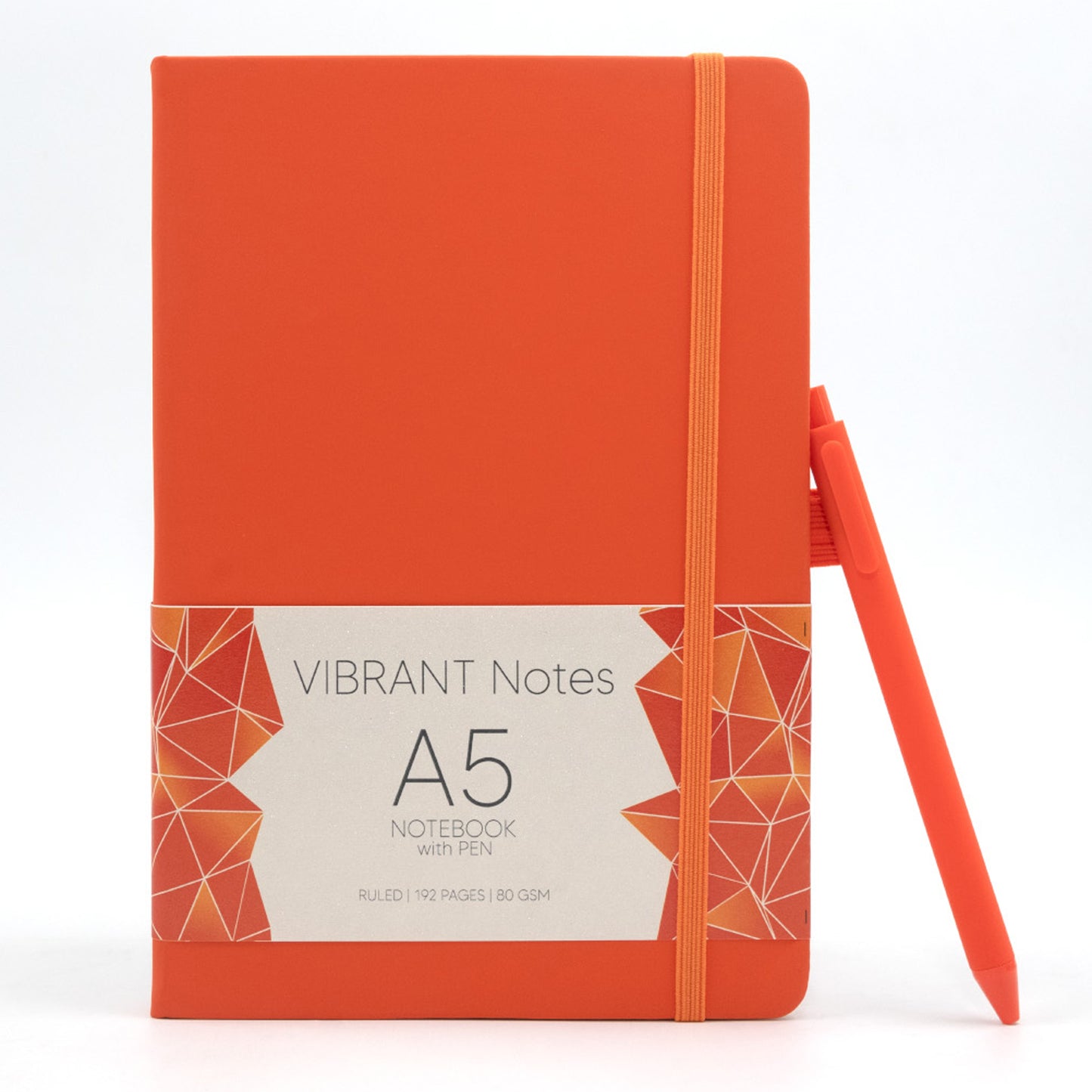 Vibrant Notebook with Pen - A5 Size