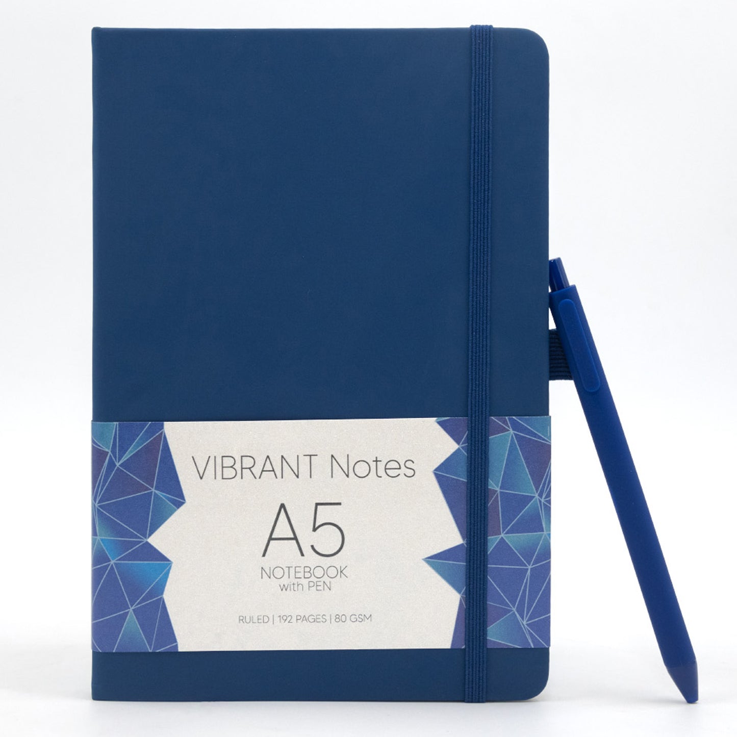 Vibrant Notebook with Pen - A5 Size