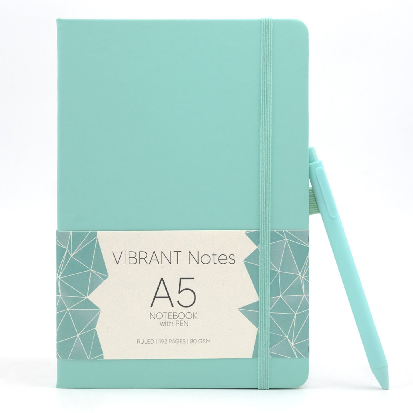 Vibrant Notebook with Pen - A5 Size